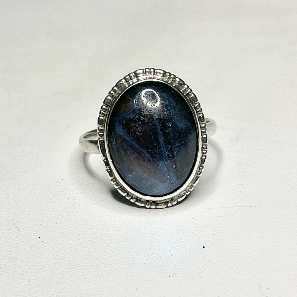 Art Deco Sterling Butterfly Wing Ring England SZ 9.25